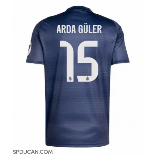 Muški Nogometni Dres Real Madrid Arda Guler #15 Gostujuci 2025-26 Kratak Rukav
